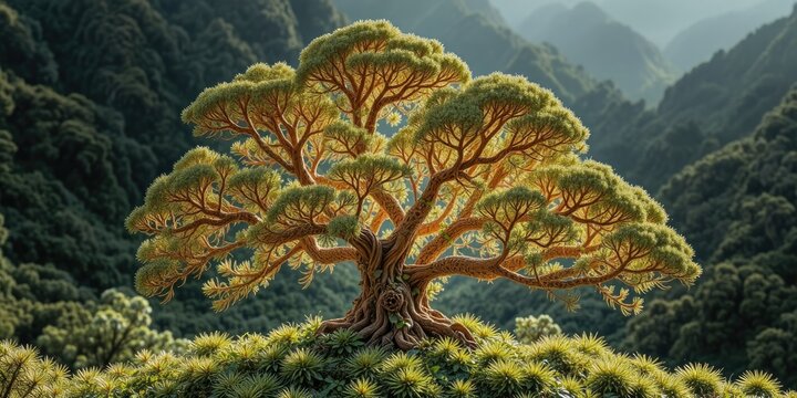 Polylepis Incana: Unique Growth Pattern in Andes