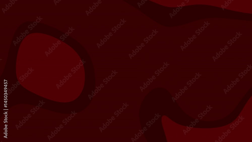 Poster smooth maroon gradient with blurry textures and darker curves. this dark red abstract background has