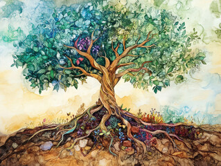 Eco Friendly Business Growth and Sustainability Concept