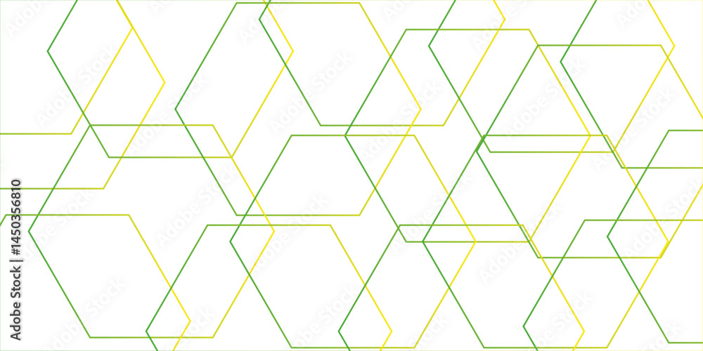Poster abstract vector colorful hexagons pattern background. geometric simple hexagonal concept technology 