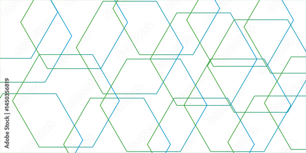 Poster abstract vector hexagons pattern background. geometric simple hexagonal concept technology backgroun