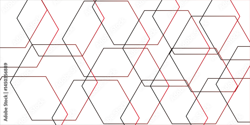 Poster abstract vector colorful hexagons pattern background. geometric simple hexagonal concept technology 