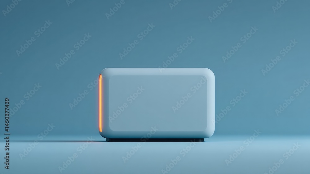 Poster compact generator set against smooth seamless background