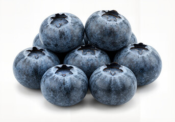 Obraz premium Fresh blueberries for organic packaging and antioxidant product promotions