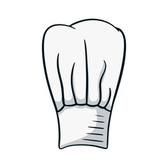 Hand-Drawn Chef Hat Illustration 