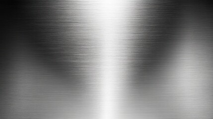 Brushed metal texture silver gray gradient background