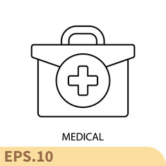 medical icons  symbol vector elements for infographic web