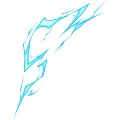 Lightning or thunderbolt light illustration