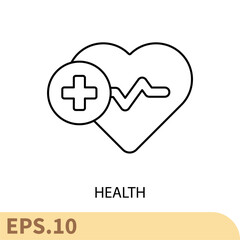 health icons  symbol vector elements for infographic web