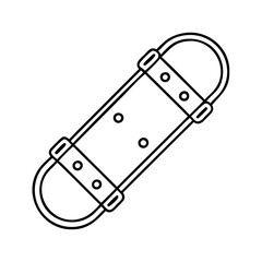 fingerboard mini skateboard icon, fingerboard mini skateboard line art - simple line art of fingerboard mini skateboard, perfect for fingerboard mini skateboard logos and icons