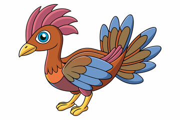 Cute Bird Line Art Vector – Minimalist Bird Illustration, Logo Icon & Clip art on White Background