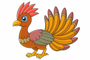 Cute Bird Line Art Vector – Minimalist Bird Illustration, Logo Icon & Clip art on White Background