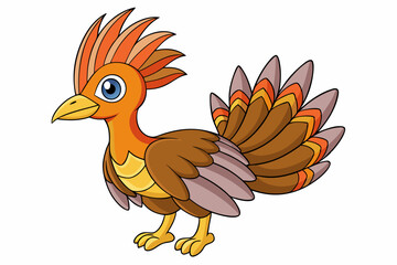 Cute Bird Line Art Vector – Minimalist Bird Illustration, Logo Icon & Clip art on White Background