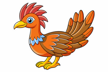 Cute Bird Line Art Vector – Minimalist Bird Illustration, Logo Icon & Clip art on White Background