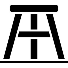 Stool Icon Vector Element