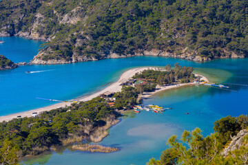 Obraz premium View of Fethiye Dead Sea Beach (Belcekız)