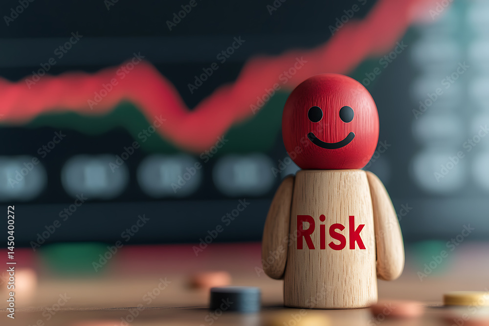 Poster smiling figure marked 
