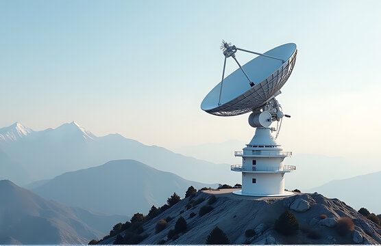 stazione meteorologica orbitale che monitora modelli climatici