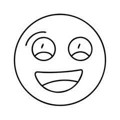 internet meme face icon, internet meme face line art - simple line art of internet meme face, perfect for internet meme face logos and icons