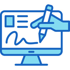 Digital Signature Icon