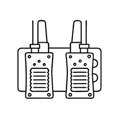 pedals icon, pedals line art - simple line art of pedals, perfect for pedals logos and icons