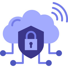 Cloud Security Icon