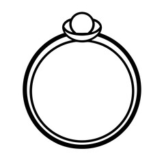 Obraz premium diamond engagement ring