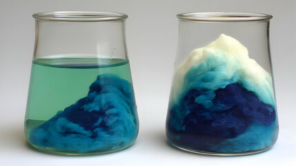 soap bottle transformed into a crystal tower