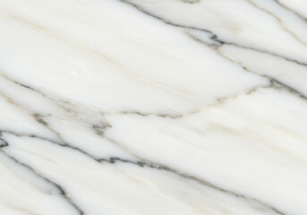 Subtle Grey Veins in Soft Focus White Marble Texture