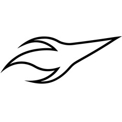 vector image of an eagle