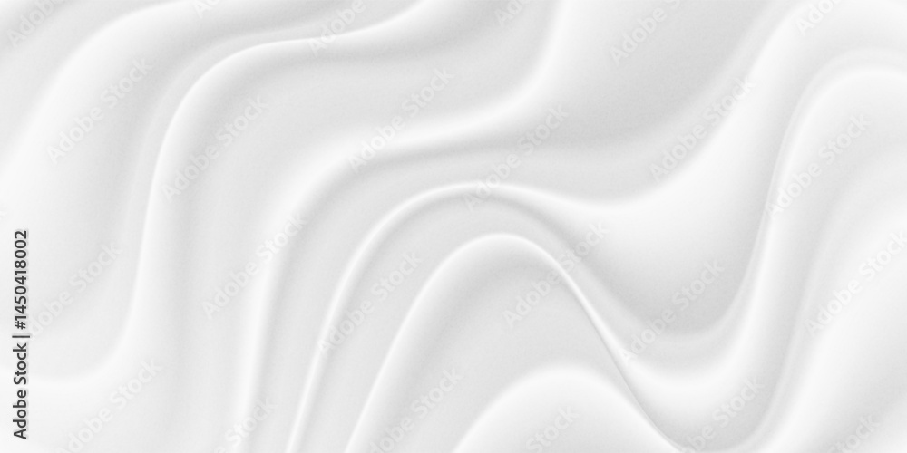 Poster the white gray satin texture is a panoramic background of silver white silk fabric with a beautiful 