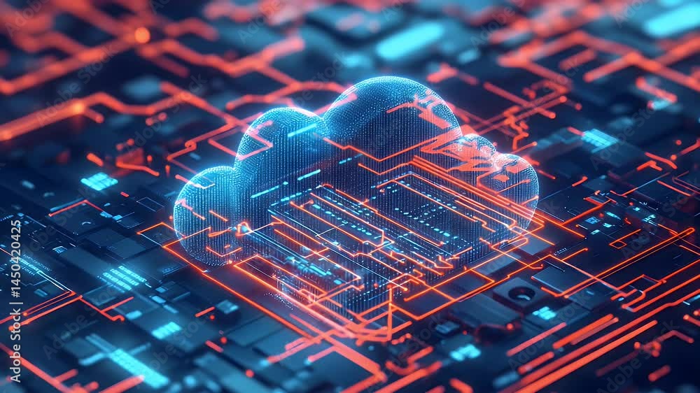 Aufkleber cloud computing network infrastructure