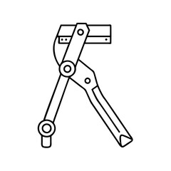 bike kickstand icon, bike kickstand line art - simple line art of bike kickstand, perfect for bike kickstand logos and icons