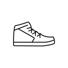 Sneakers Outline Line Art Icons