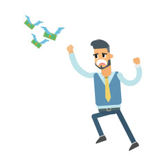 businessman with money 