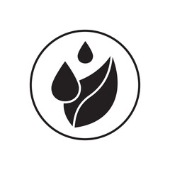 Black Essential Oil Icon Set