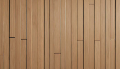 Elegant Light Brown Wood Paneling with Vertical Grain and Staggered Planks for Modern Interiors