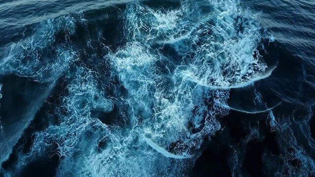 A flowing blue fur texture ripples with electric light and motion, creating a liquid fractal pattern of energy and wave reflections like a swimming pool of lightning