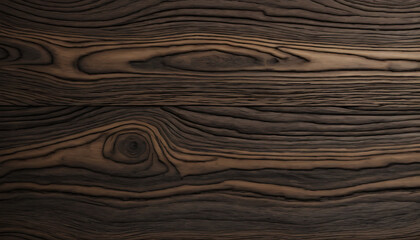 Dark brown wooden planks showcasing intricate wood grain patterns, ideal for rustic backgrounds.