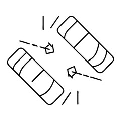 triple flip trick icon, triple flip trick line art - simple line art of triple flip trick, perfect for triple flip trick logos and icons