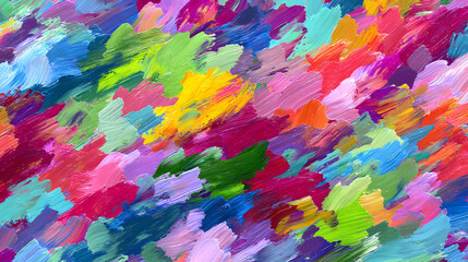 Abstract Canvas with Colorful Strokes of Paints Suitable for Modern Design Projects Creative Graphic Design Element Brush Effect Concept Art