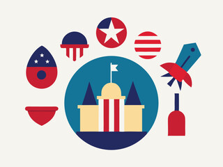 4th of july vector