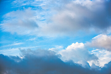 blue sky with clouds