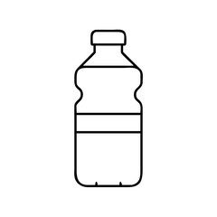 water bottle icon, water bottle line art - simple line art of water bottle, perfect for water bottle logos and icons