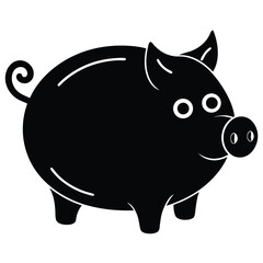 piggy bank vector