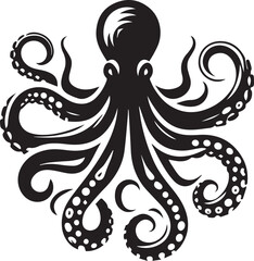 A Octopus Vector Art Illustration EPS File
