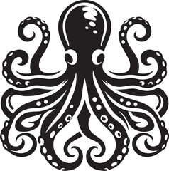 A Octopus Vector Art Illustration EPS File
