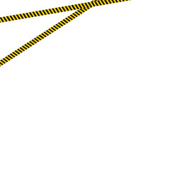 Police Lines Decoration Shape