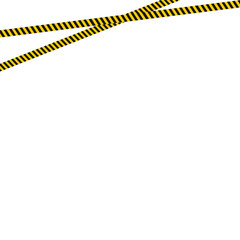 Police Lines Decoration Shape