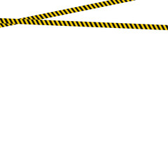 Police Lines Decoration Shape